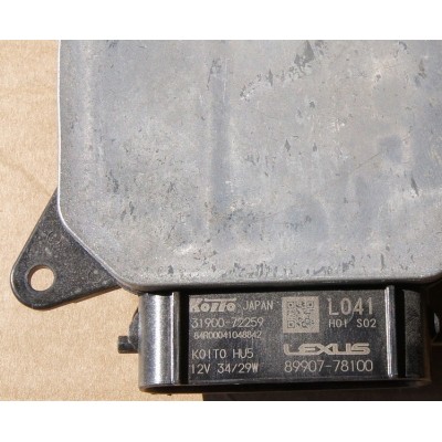 Левый блок управления Фарой Lexus NX 89907-78100 Koito 31900-72259 L041