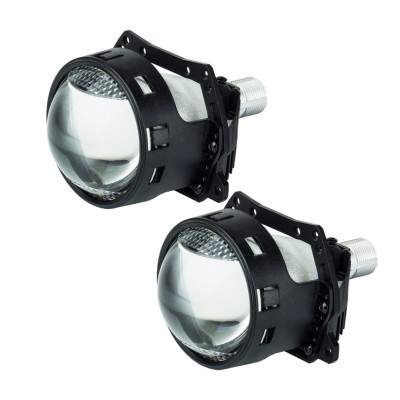 Светодиодные линзы фар + ДХО DriveX BiLED Evolution F1 45W 6000K DRL