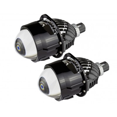 Светодиодные линзы в фары DriveX Bi Led E1 2,5″ 35W 5000K 12V