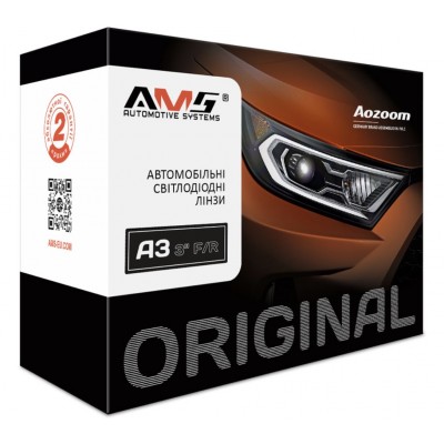 Светодиодные линзы AMS ORIGINAL A3 3.0 F/R (Aozoom A13)
