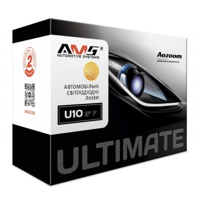 Автомобильные линзы светодиодные AMS ULTIMATE U10 3.0 F