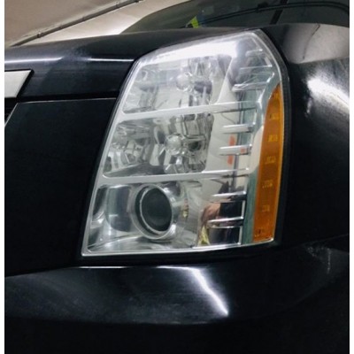 Устранение запотевания фары Cadillac Escalade