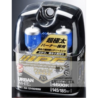 Лампа IPF H4 5X43 URBAN WHITE 4600K