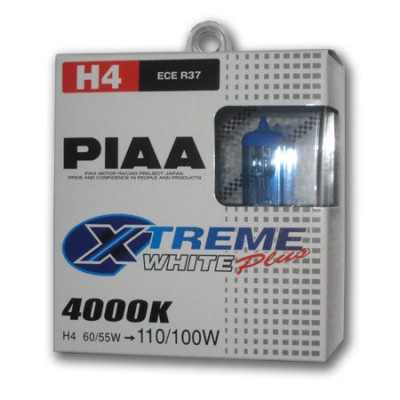 Галогеновые лампы PIAA Н4 Xtreme White Plus (4000K)