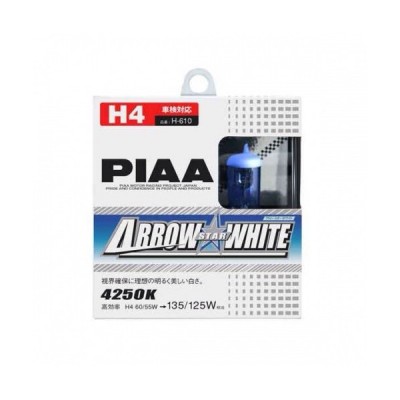 Галогеновые лампы PIAA Н4 Arrow Star White (4250K)