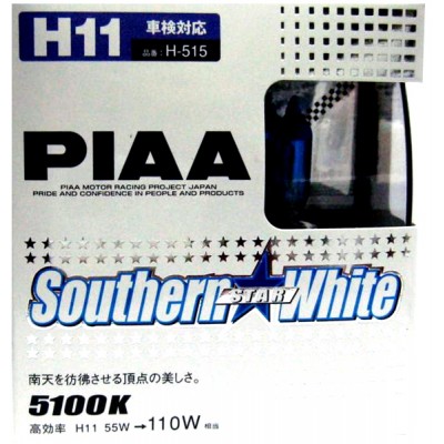 Галогеновые лампы PIAA Н11 Southern Star White (5100K)