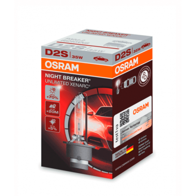 Оригинальная ксеноновая лампа Osram D2S 66240XNB Xenarc Night Breaker