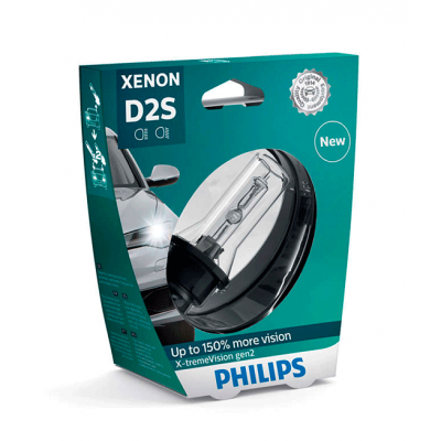 Оригинальная ксеноновая лампа Philips D2S 85122XV2S1 X-tremeVision gen2