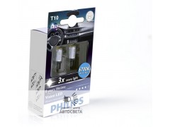 Светодиоды Philips LED T10 (W5W) Vision (+200%) 6700 К