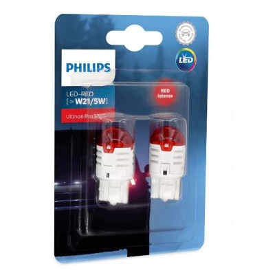 Комплект ламп W21/5 LED red Ultinon Pro3000