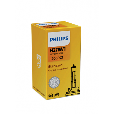 Галогеновая лампа Philips H27W/1 Vision +30%